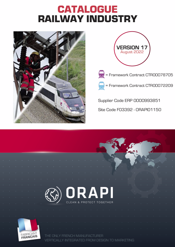 Front cover of the Rail Catalogue