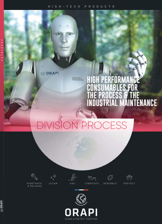 Front cover of the Orapi Process Full Catalogue