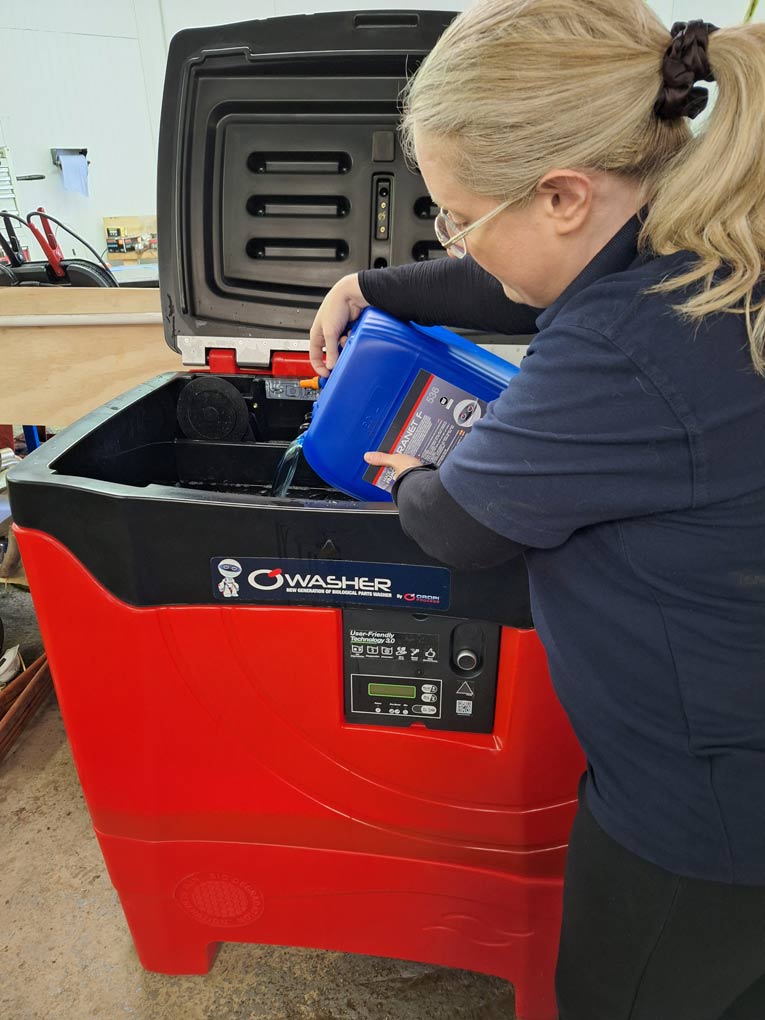 OWASHER fluid fill