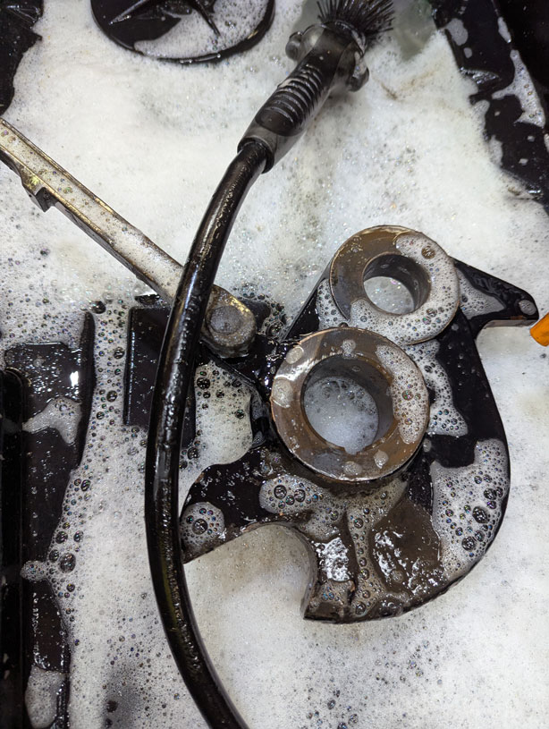 Biological parts washer fluid